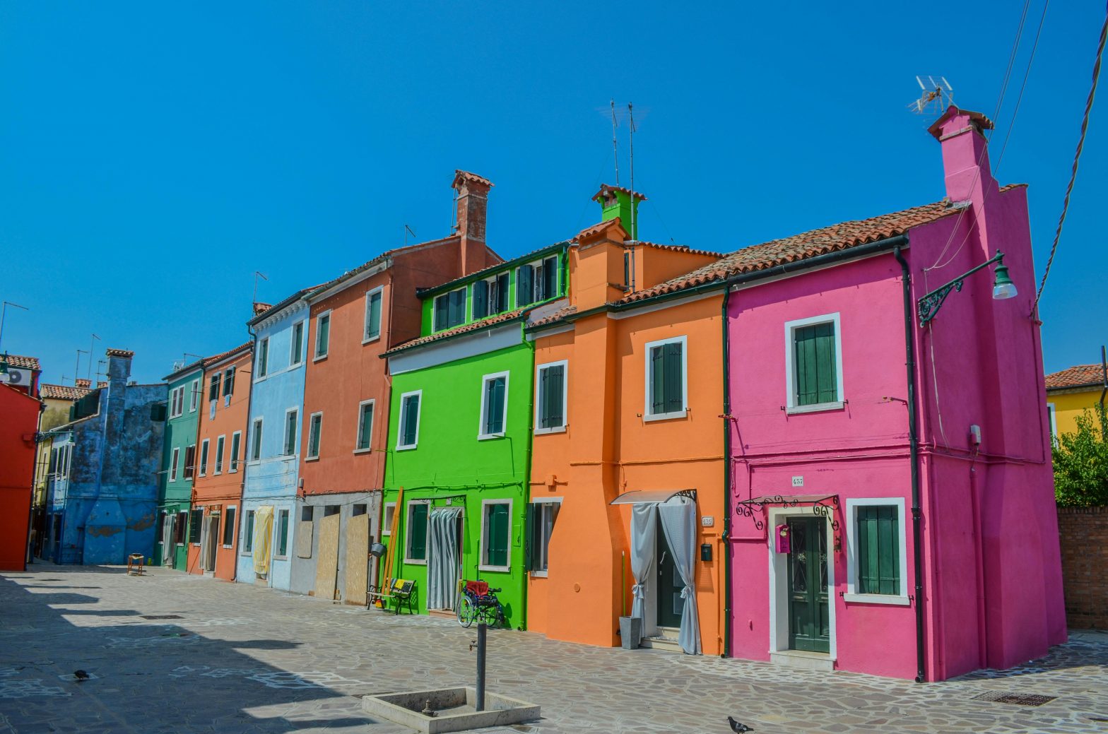 Burano,Île à Venise